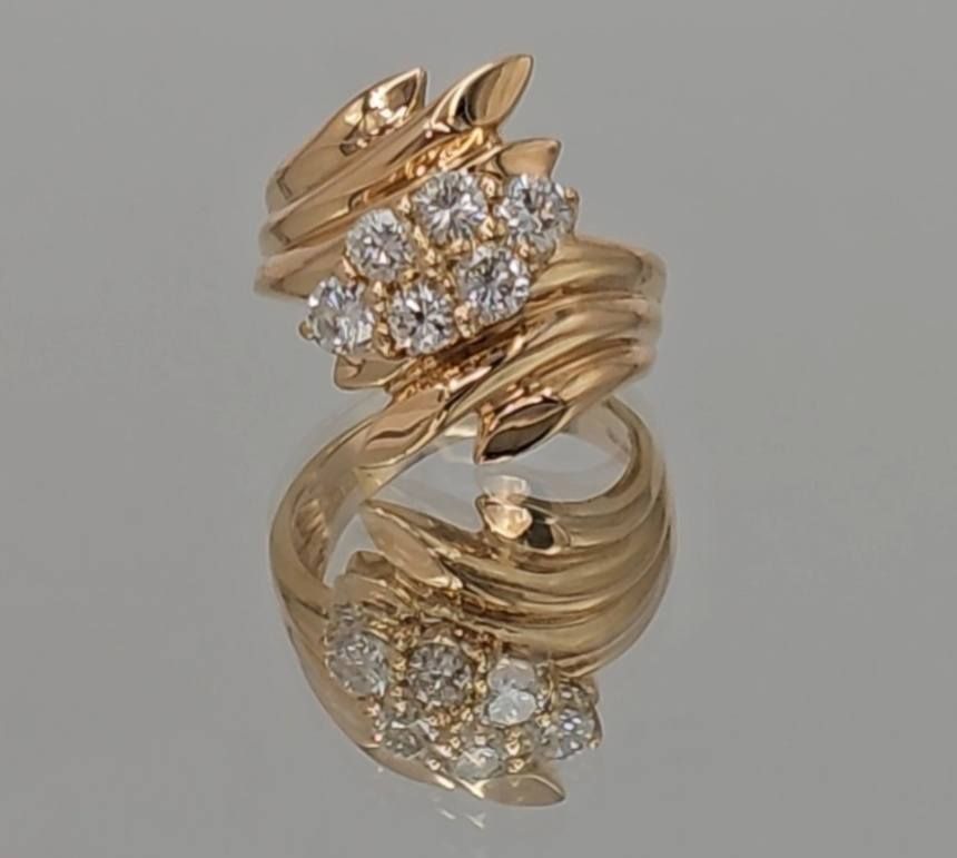 K18YG Diamond Ring US#5 Japan#9 - Naomi Jewelry Japan K18YG Diamond Ring US#5 Japan#9 - Naomi Jewelry Japan